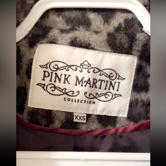 XXS Pink Martini Grey Animal Print Jacket - Picture 6 of 9